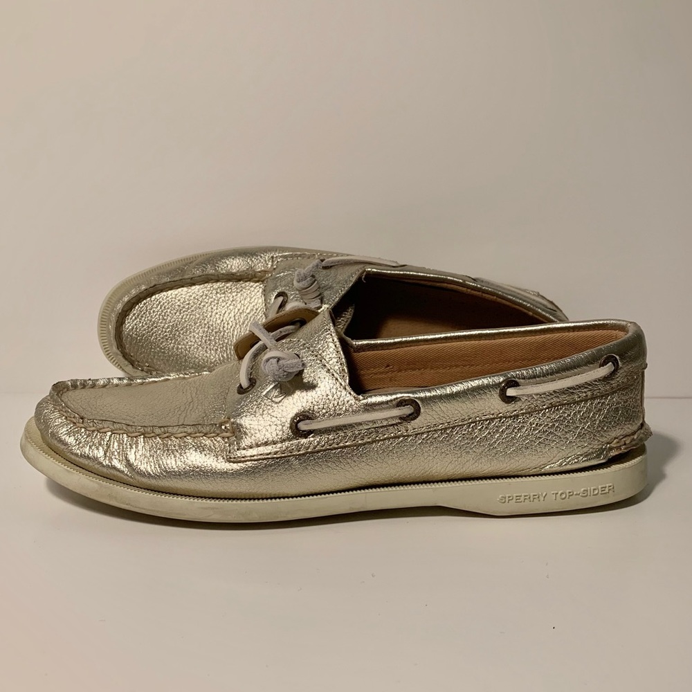 Gold Sperry Top-Sider Shoes Size Women’s 9
